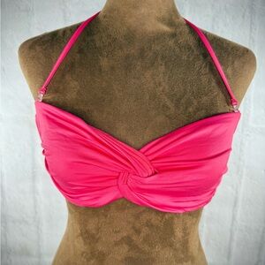 🌺Mossimo Pink Twist Bandeau Bikini‎ Top